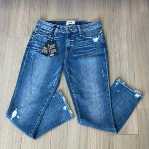 Paige High Rise Jimmy Jimmy Crop Boyfriend